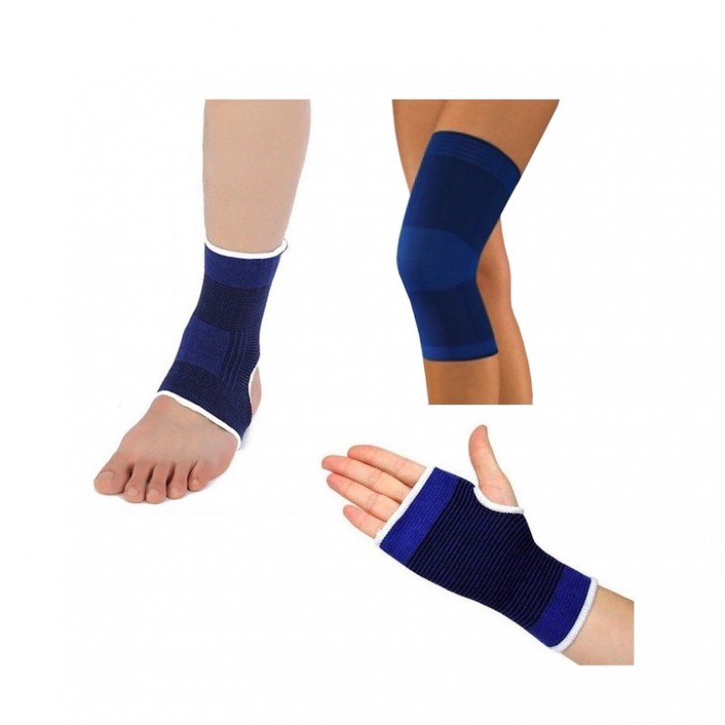 Set 3 bandaje elastice pentru incheieturi