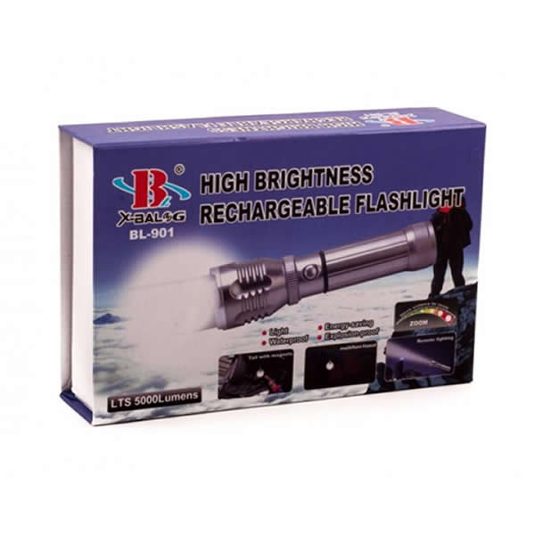 Lanterna profesionala cu acumulator, model BL-901, 5000 lumeni