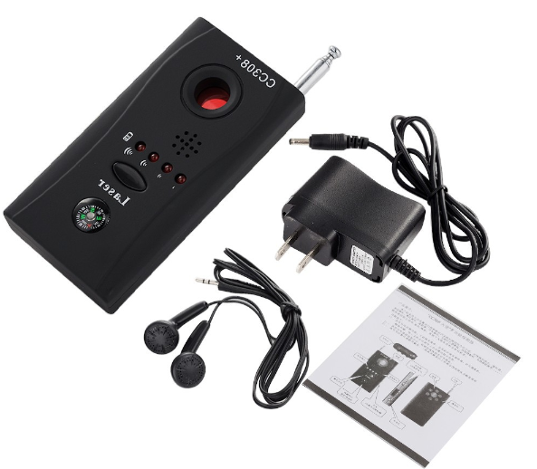 Detector de microfoane / telefoane / camere ascunse - avertizare cu sunet sau vibratie