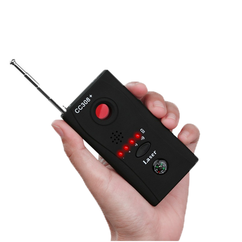 Detector de microfoane / telefoane / camere ascunse - avertizare cu sunet sau vibratie