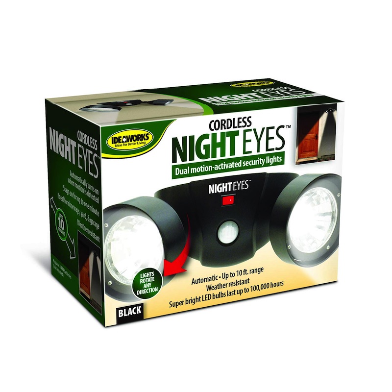 Lampa LED dubla fara fir cu senzor de miscare, Night Eyes