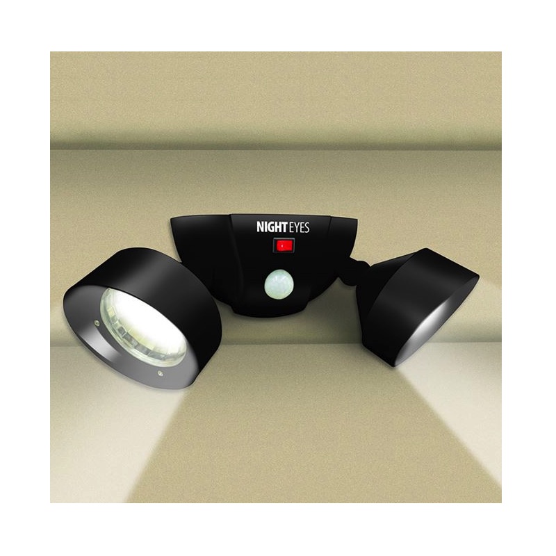 Lampa LED dubla fara fir cu senzor de miscare, Night Eyes