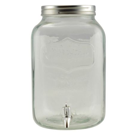 Dispenser pentru limonada din sticla cu robinet 4L