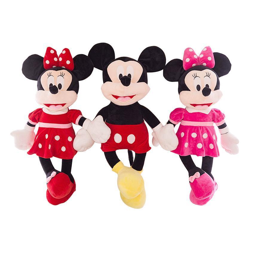 Set jucarii Mickey Mouse + Minnie Mouse 30 cm
