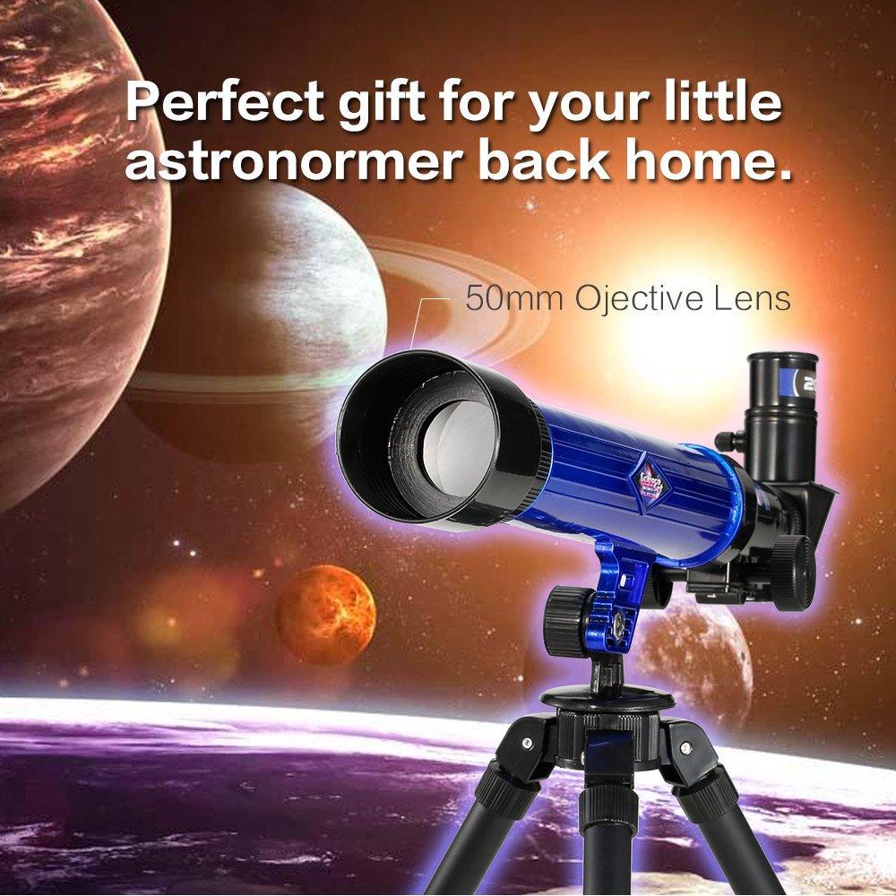 Telescop pentru copii - cu 3 lentile de marire