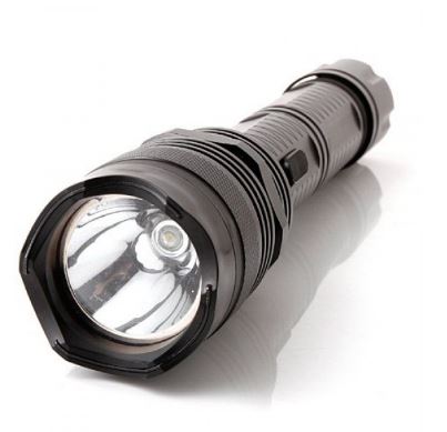 Lanterna cu electrosoc 180 lumeni - putere mare 350.000 Volti