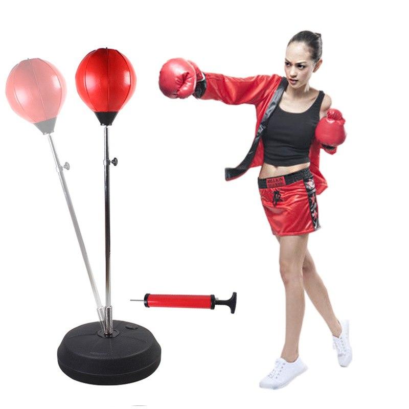 Set pentru box: Punching ball + Manusi + Pompa