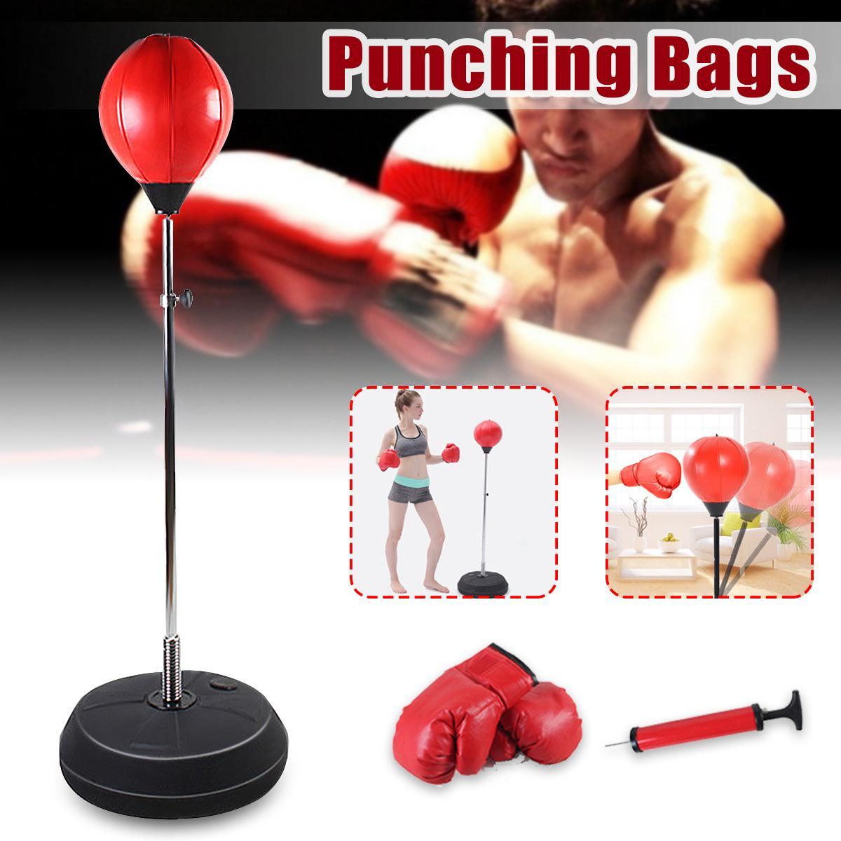 Set pentru box: Punching ball + Manusi + Pompa