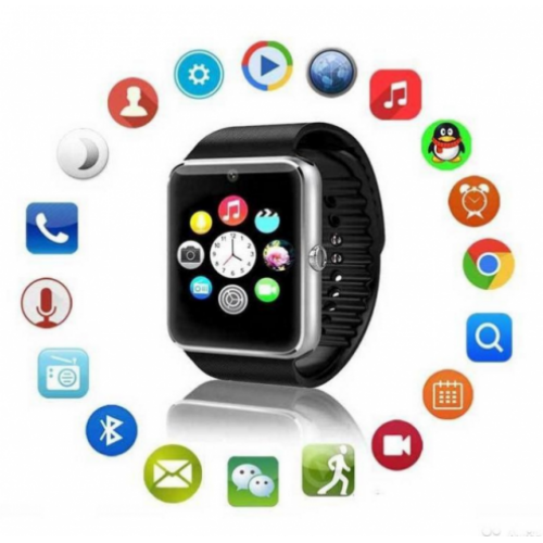 Ceas Smartwatch cu Telefon GT08. Camera 1.3 mpx. Apelare BT. iOS-Android