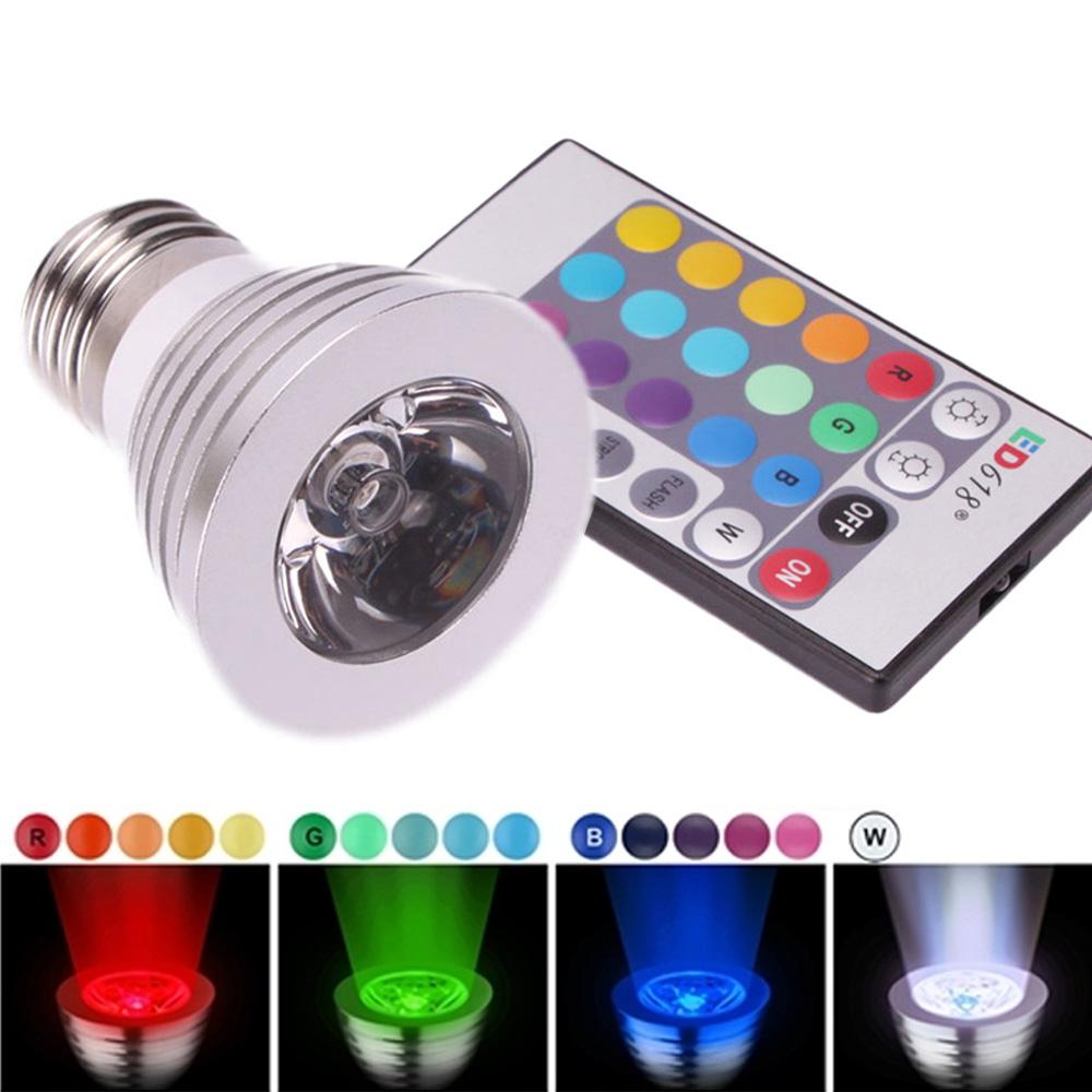 Bec Smart LED RGB 16 culori si telecomanda
