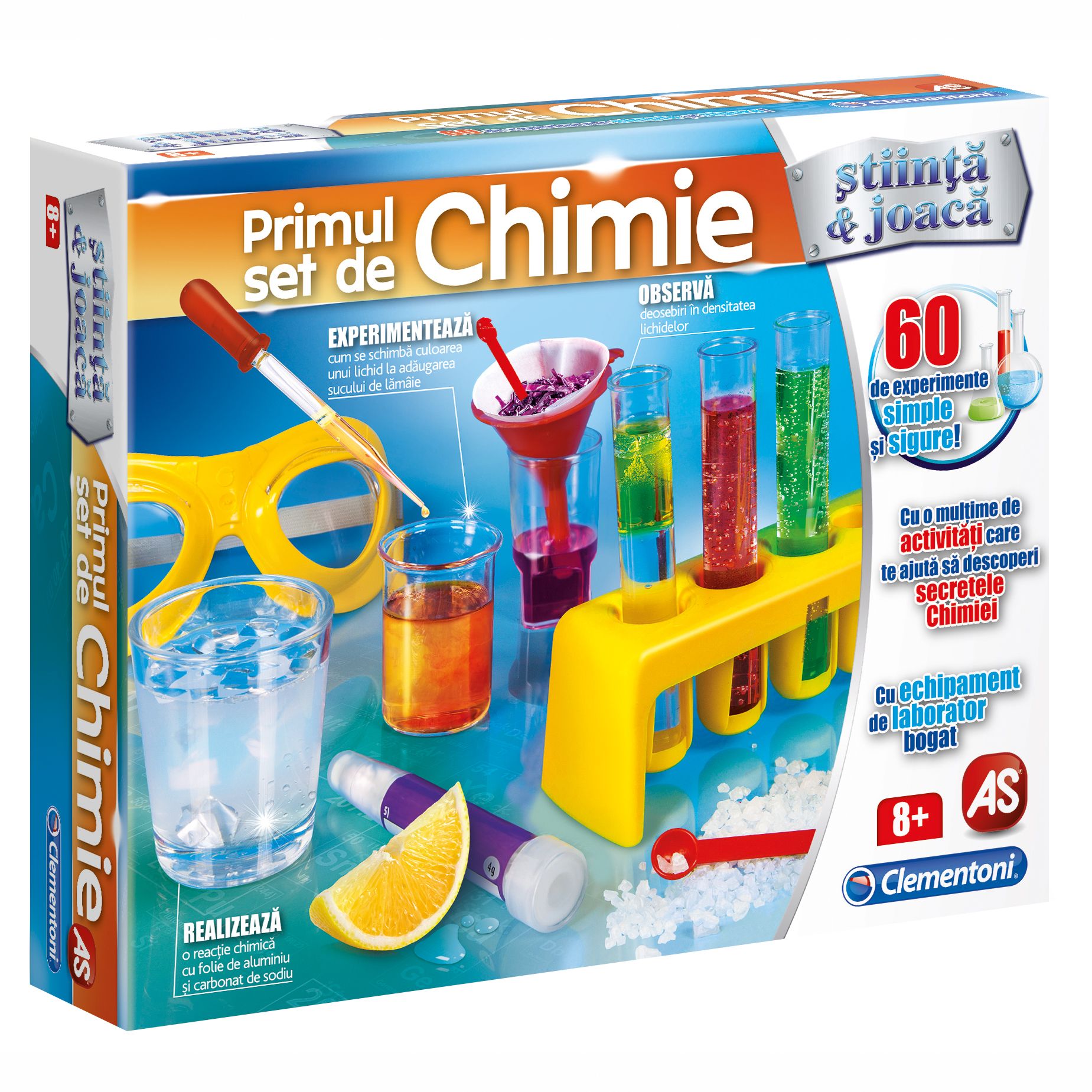 Set stiinta si joaca, Primul set de chimie, +8 ani