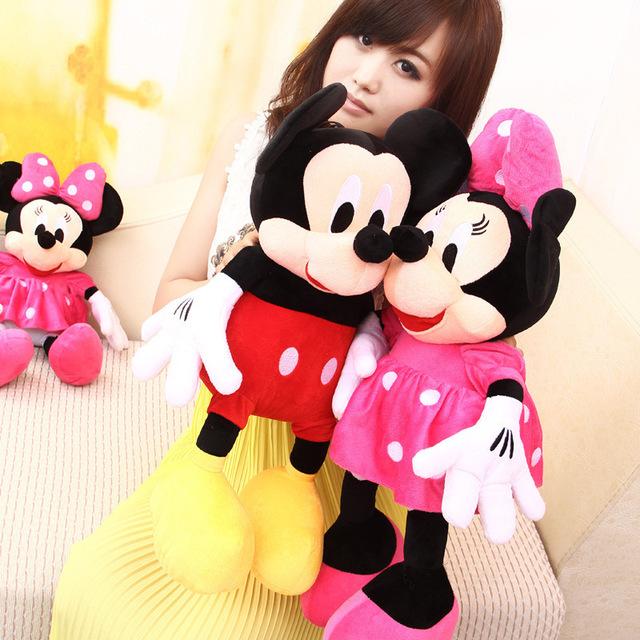 Jucarie muzicala Mickey Mouse sau Minnie Mouse 80 cm