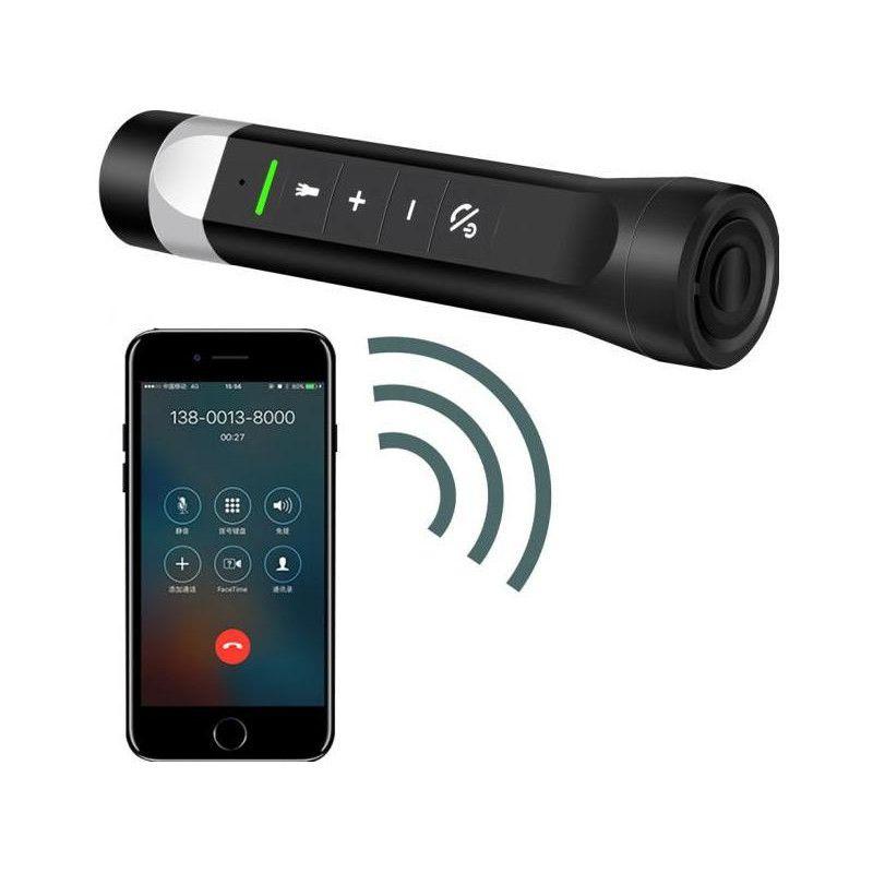 Gadget 3 in 1: Boxa Bluetooth lanterna pentru bicicleta + Card microSD 16 GB