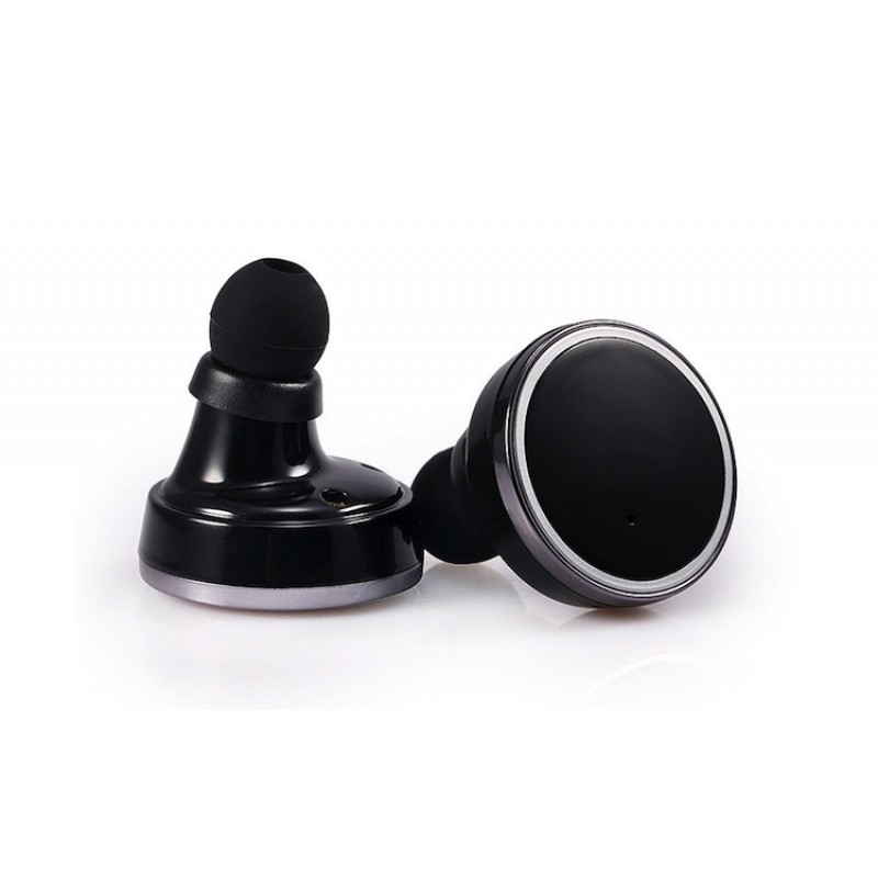 Casti in ear tip dop wireless 2 canale. Functioneaza simultan sau separat.