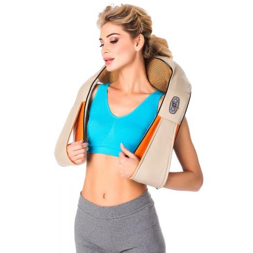 Aparat pentru masaj cervical Shiatsu cu functie de incalzire