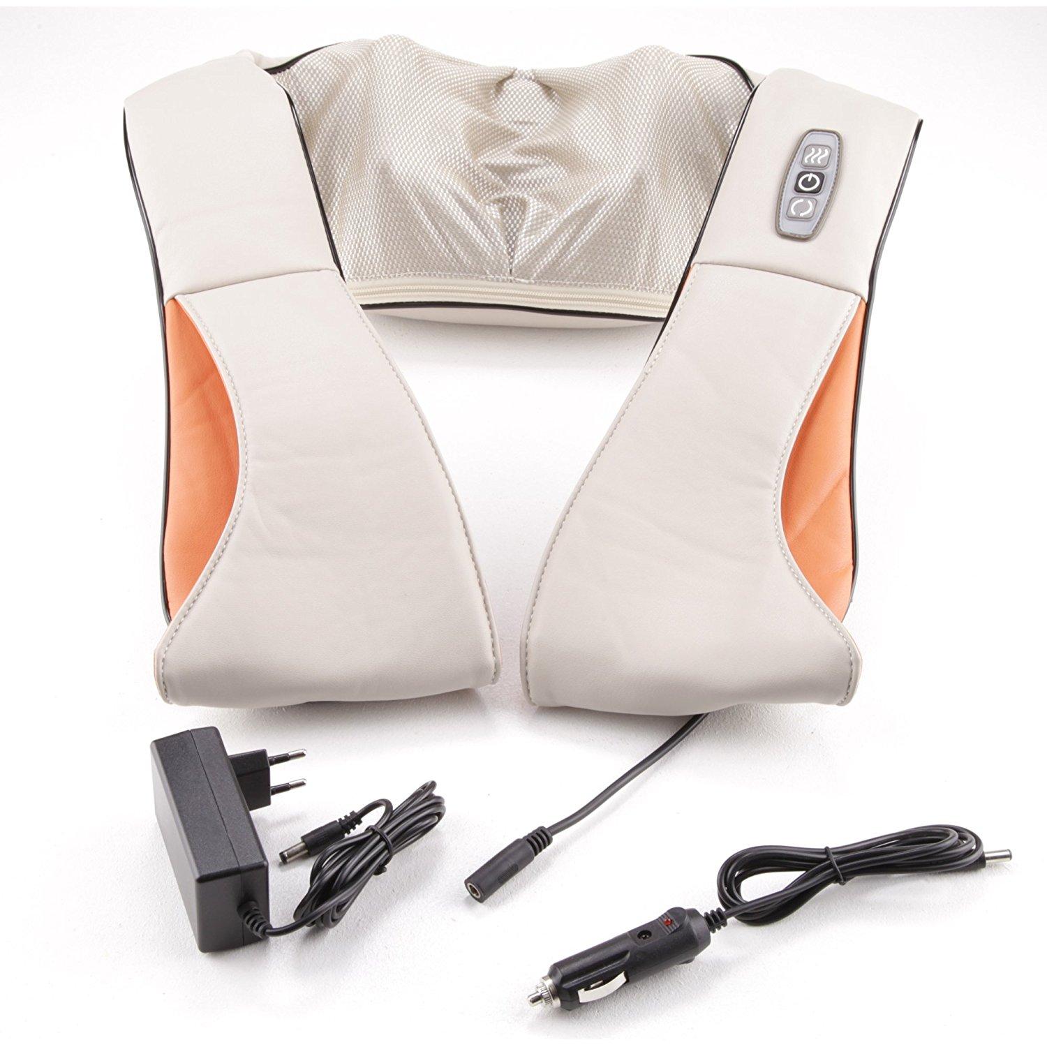 Aparat pentru masaj cervical Shiatsu cu functie de incalzire