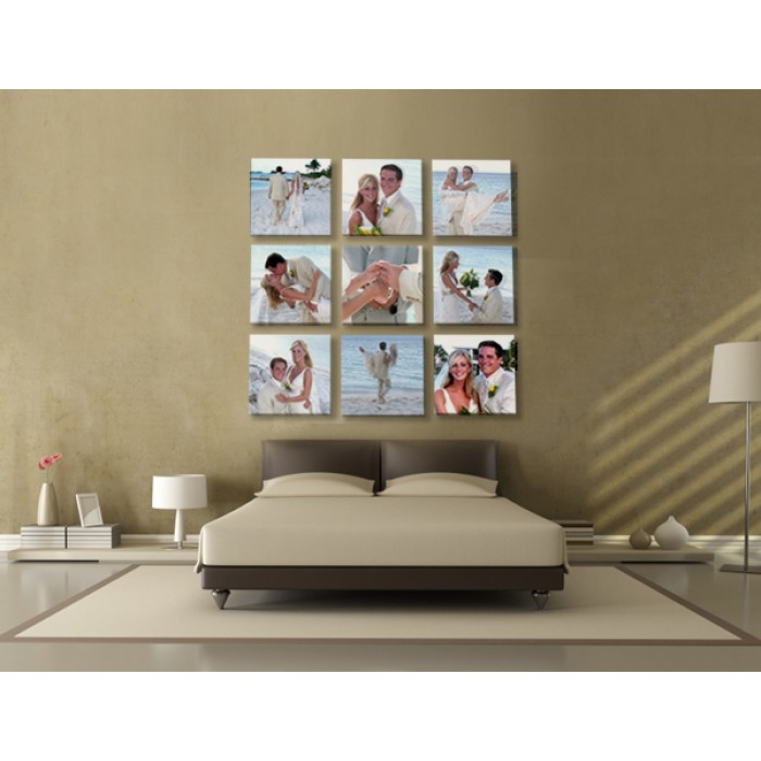 Set 2 tablouri inramate canvas personalizate 30 x 40 cm