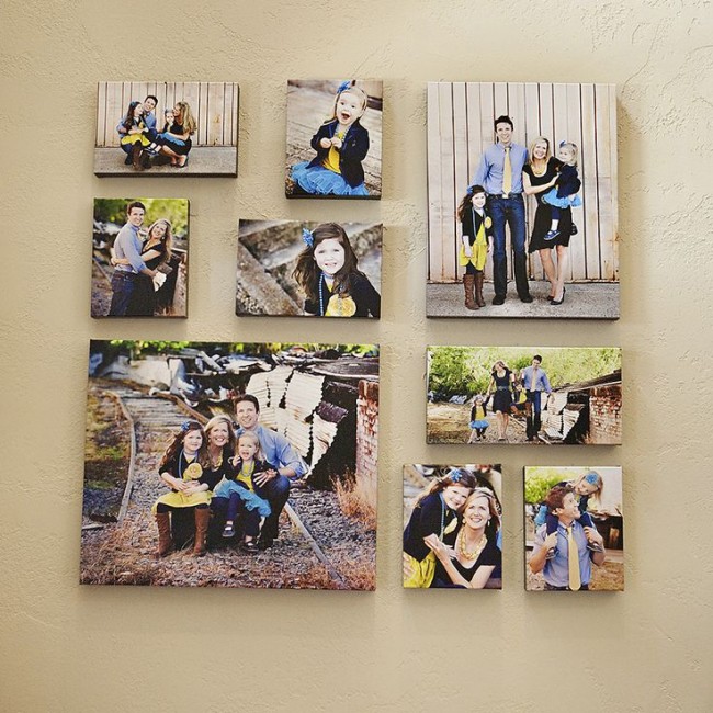 Set 2 tablouri inramate canvas personalizate 30 x 40 cm