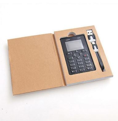 Cel mai mic telefon din lume AIEK M5 28 grame cu radio si bluetooth