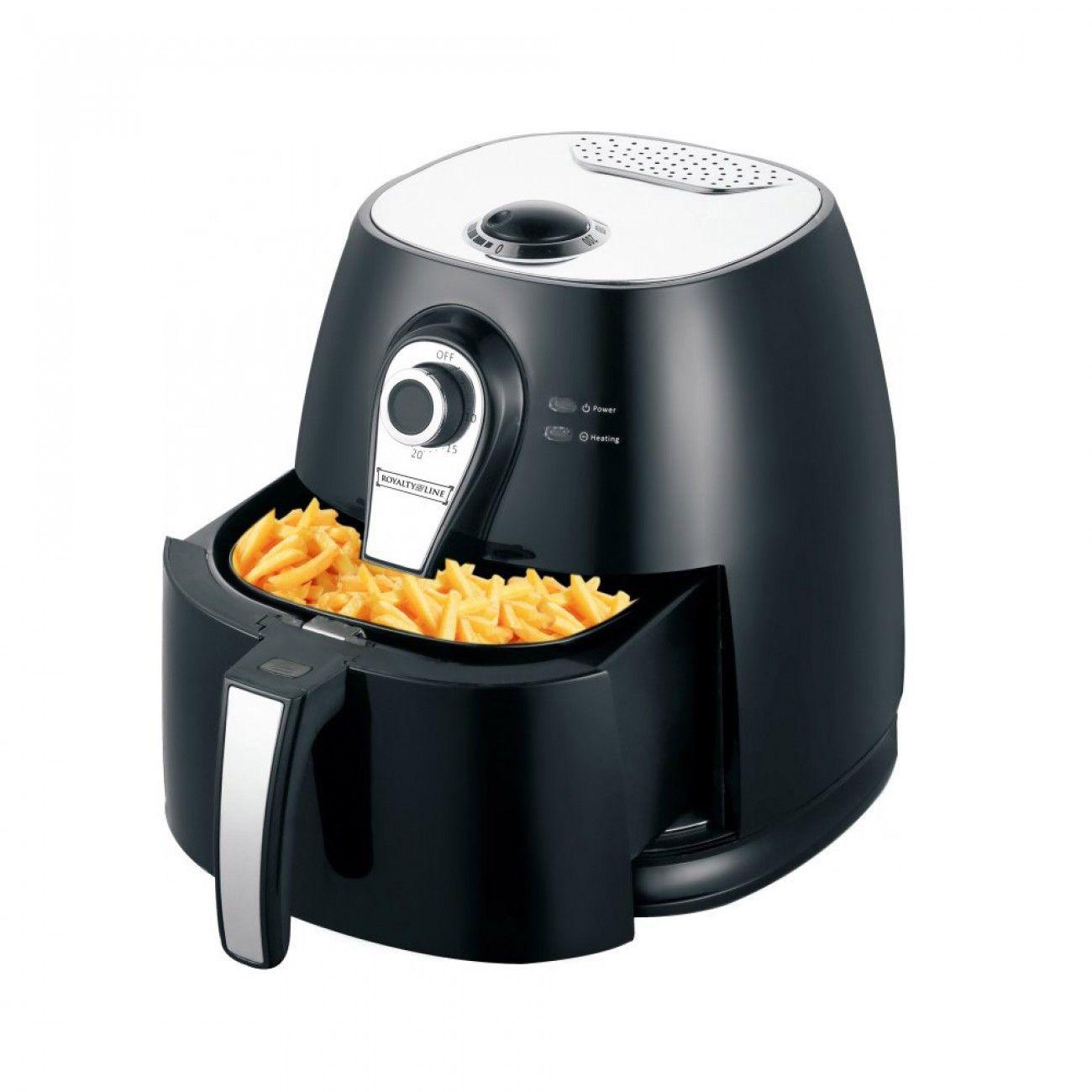 Aparat de gatit cu aer fierbinte Airfryer, 3 litri, Negru