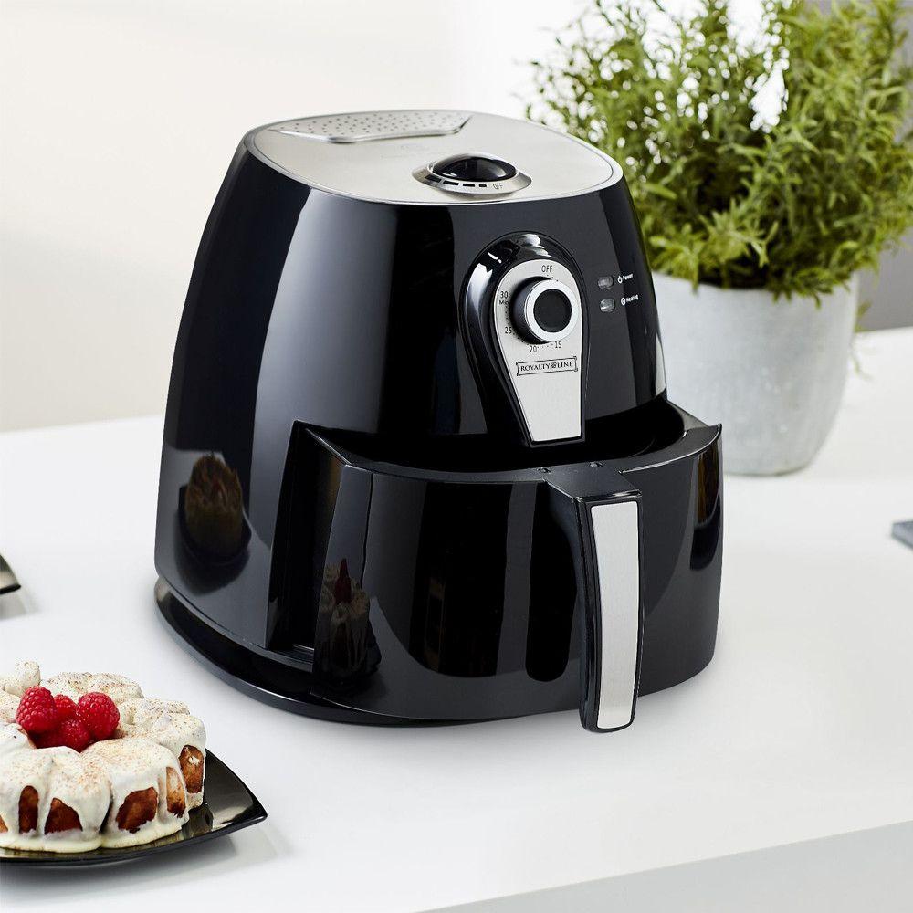 Aparat de gatit cu aer fierbinte Airfryer, 3 litri, Negru