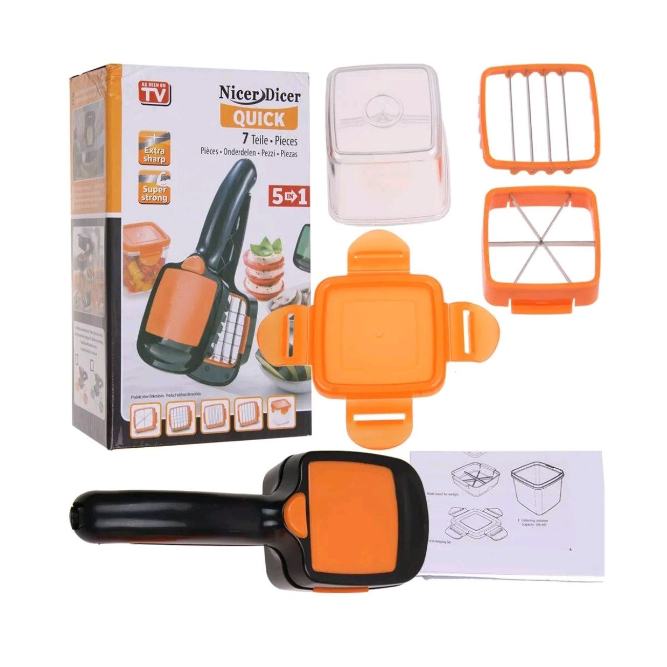 Feliator profesional, rapid, practic - Nicer Dicer Quick 5 in 1