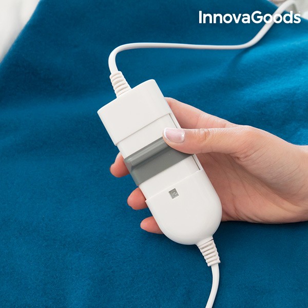 Pernuta electrica InnovaGoodsWellness Care, 40 x 20 cm, 60W, albastra