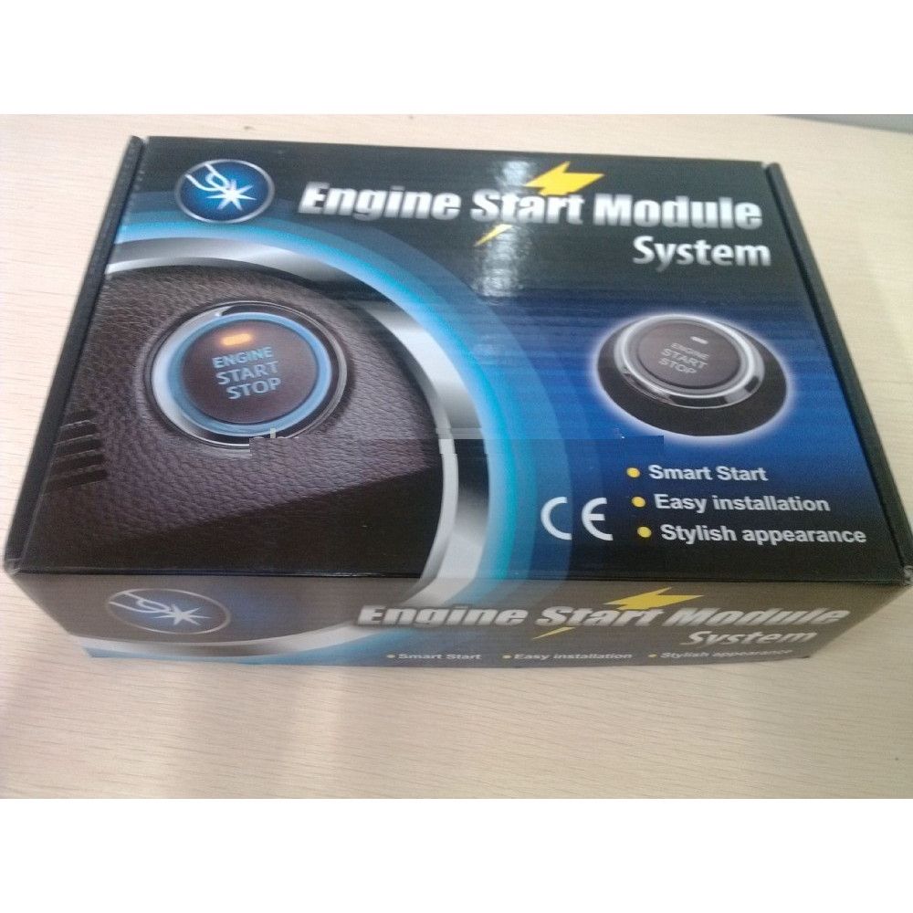 Modul de pornire auto cu buton de start-stop, universal, fara cheie