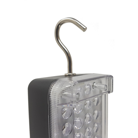 Lampa de lucru 34 LED, acumulator, magnet si carlig de agatare