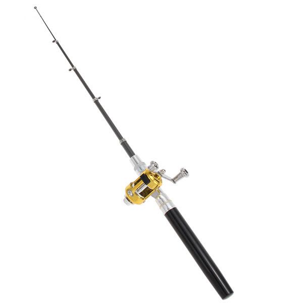 Undita telescopica cu mulineta, pentru buzunar, 21-98 cm