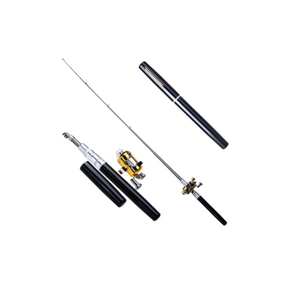 Undita telescopica cu mulineta, pentru buzunar, 21-98 cm