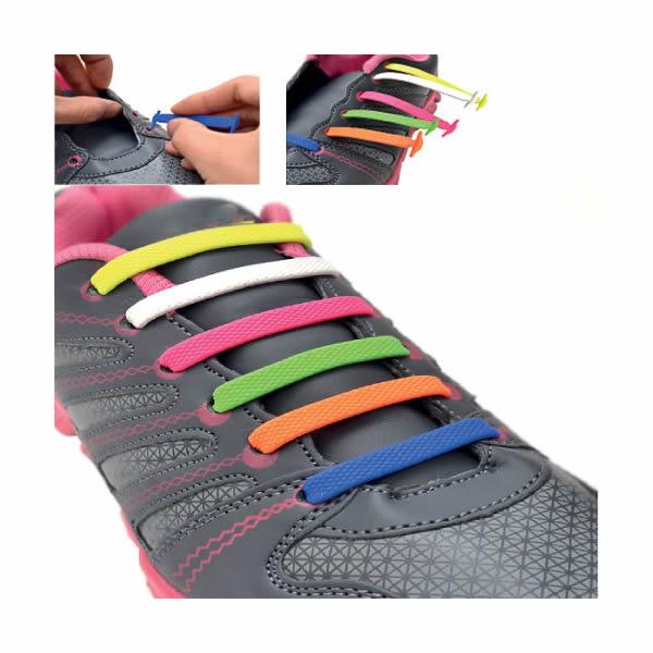2 x Set 16 sireturi multicolore elastice din silicon