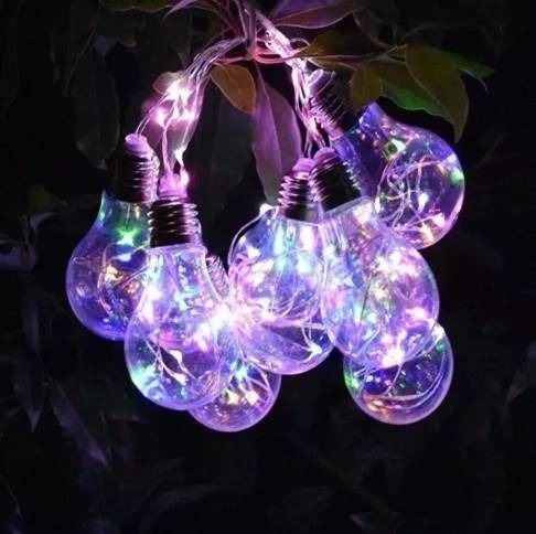 Ghirlanda cu 10 becuri LED, instalatie de interior/exterior, 4 metri