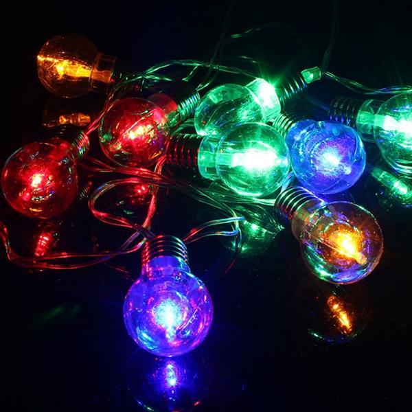 Ghirlanda cu 10 becuri LED, instalatie de interior/exterior, 4 metri