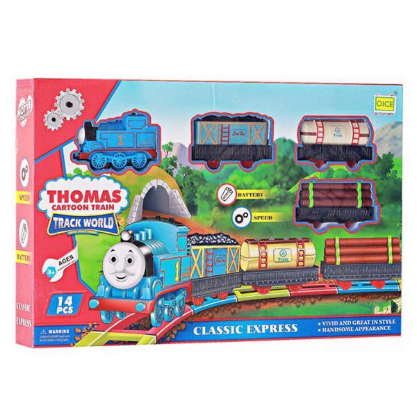 Trenulet pe sine Thomas pentru copii 14 piese