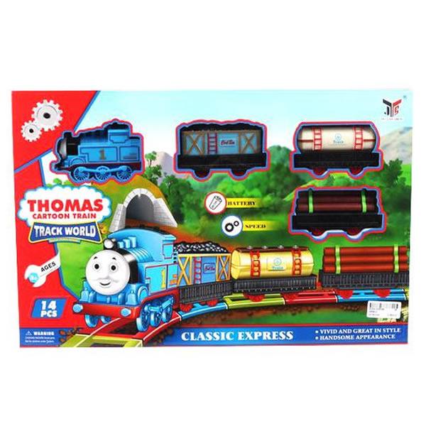 Trenulet pe sine Thomas pentru copii 14 piese