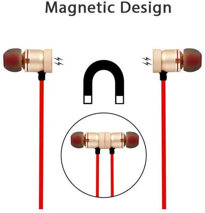 Casti Bluetooth cu prindere magnetica