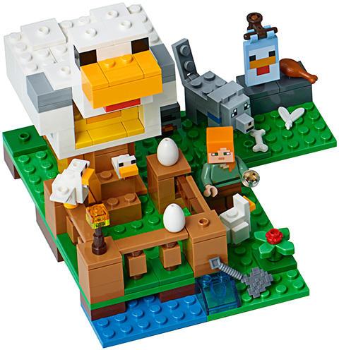 Joc de creatie tip Lego, Minecraft, 6+, 3 modele
