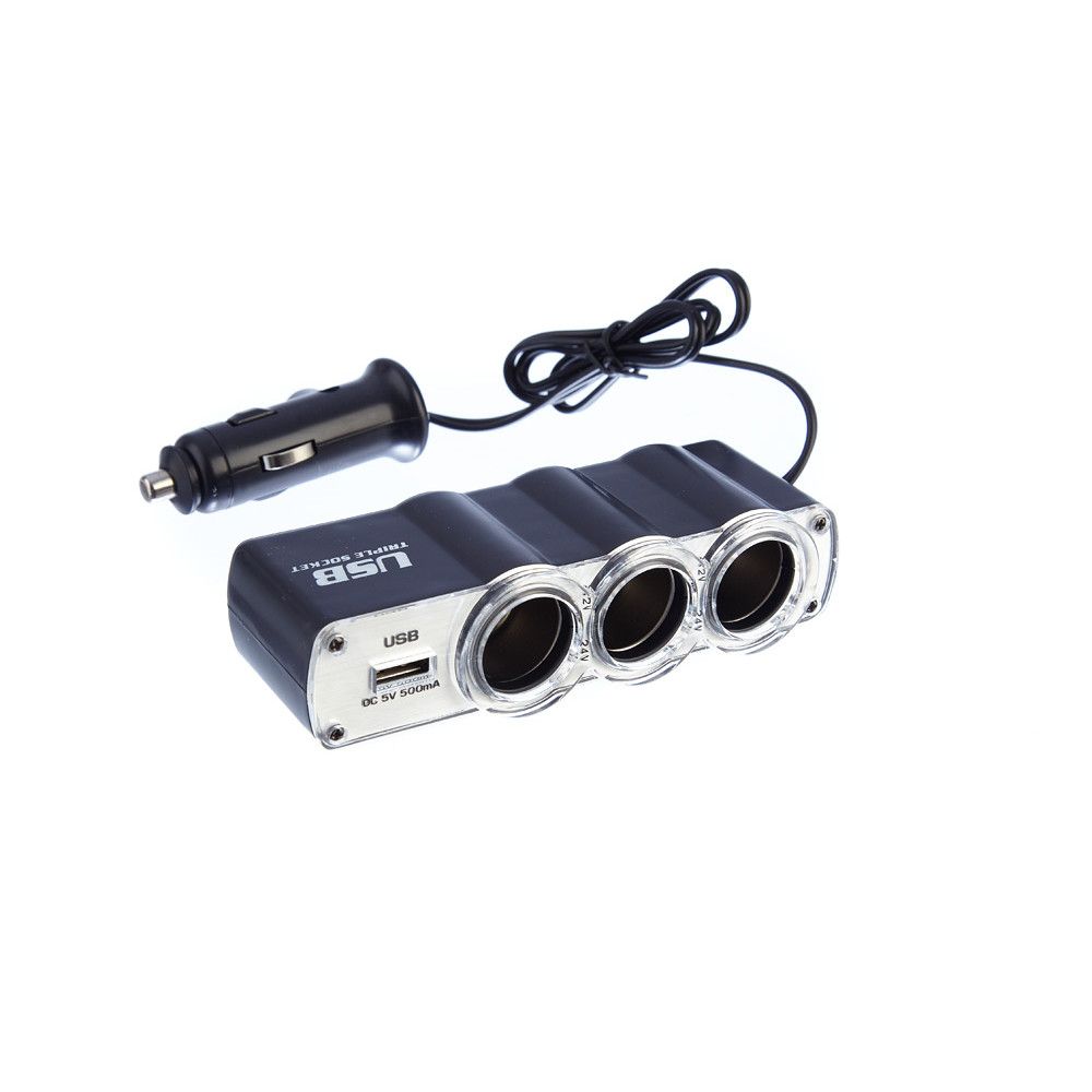 Camera dubla Full HD + Car Kit Bluetooth N8 + Priza tripla USB