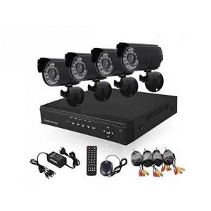 Kit supraveghere video Sistem CCTV 4 Camere + DVR