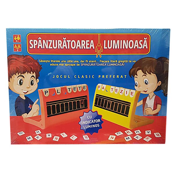 Joc educativ de societate - Spanzuratoarea luminoasa