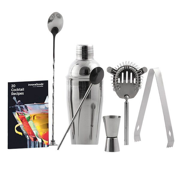 Set de cocktail 6 piese, include carte de retete, InnovaGoods