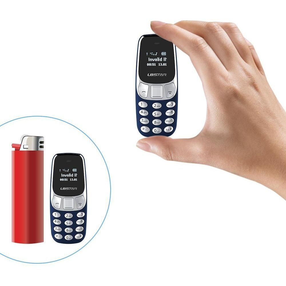 Mini telefon mobil, BM10 Dual SIM, OLED, 7 cm, 30 grame, 350mAh