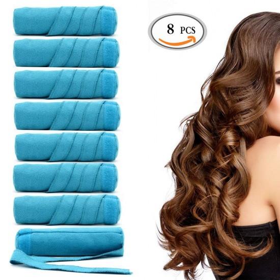 Set 8 bigudiuri elastice, usor de folosit