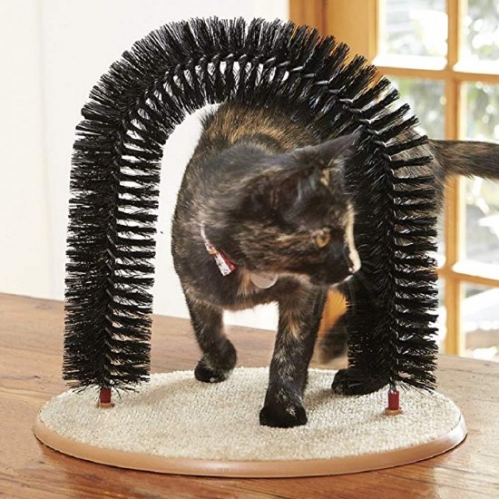 Perie arc pentru scarpinat pisici