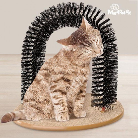 Perie arc pentru scarpinat pisici