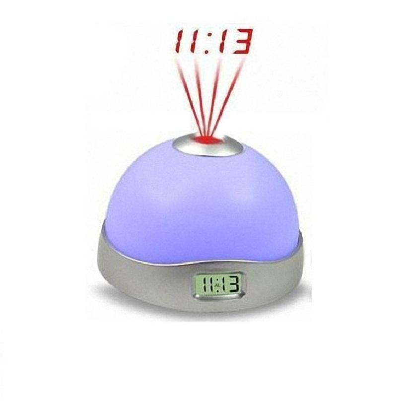 Ceas multicolor cu alarma si proiectie ora cu stele pe tavan