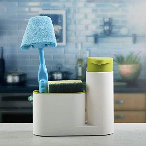 Organizator chiuveta 2 in 1, burete si detergent vase