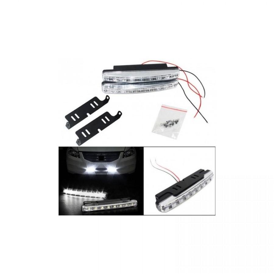 Set lumini zi universale - 2 x banda 8 LED auto