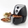 Friteuza Air Fryer Hausberg HB 2250, 1500 W, 2.6 L, Timer, Argintiu/Negru